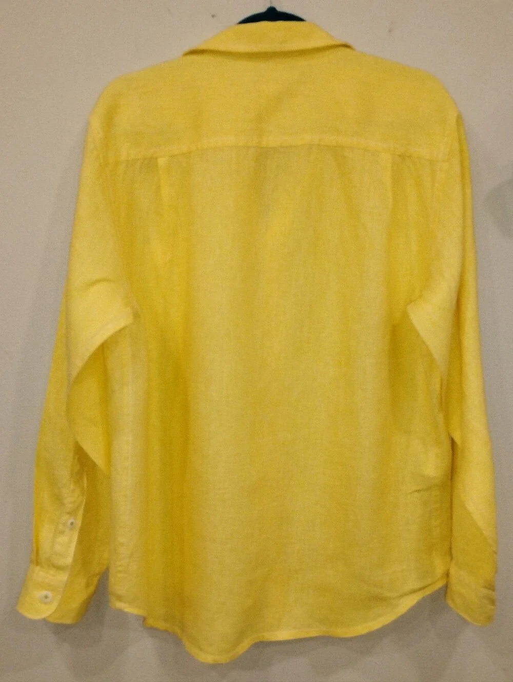 BRIGHT TOMMY BAHAMA YELLOW LINEN SHIRT